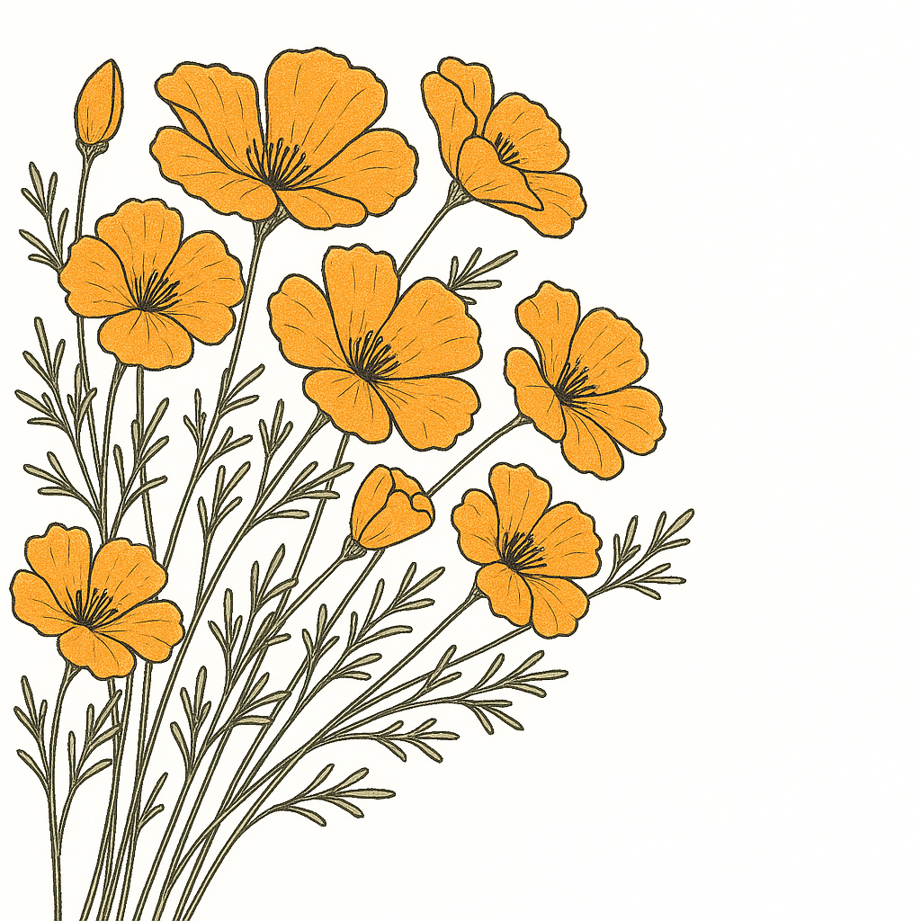 Decorative poppy